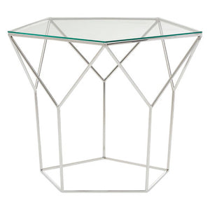 Shalimar Pentagonal Silver Coffee Table