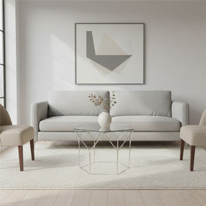 Shalimar Pentagonal Silver Coffee Table