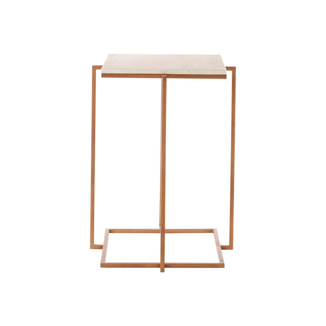 Shalimar Side Table With Gold Finish Legs