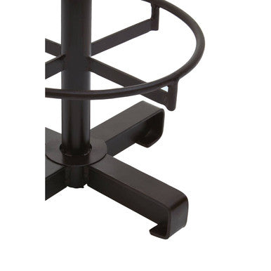 Buffalo Antique Blue Leather Bar Stool