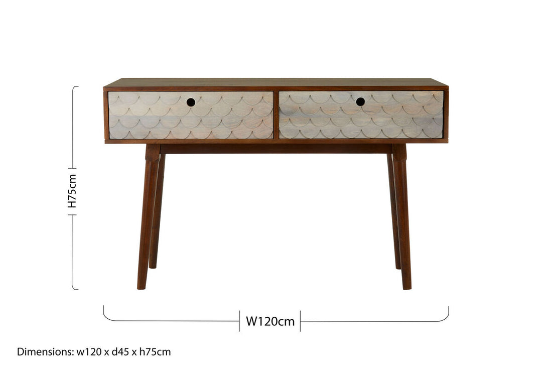 Costal Mango Wood Console Table
