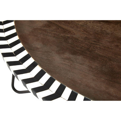 Artisan Acacia Wood Coffee Table - Image 5
