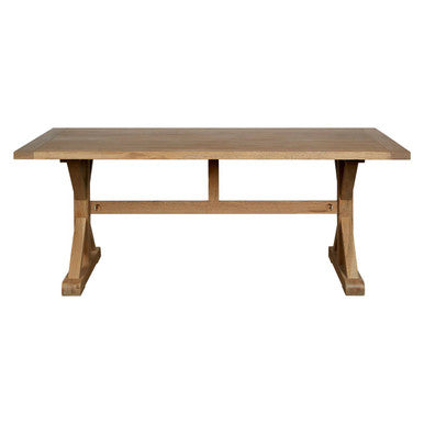 Lyon Aged Grey Dining Table - Image 6