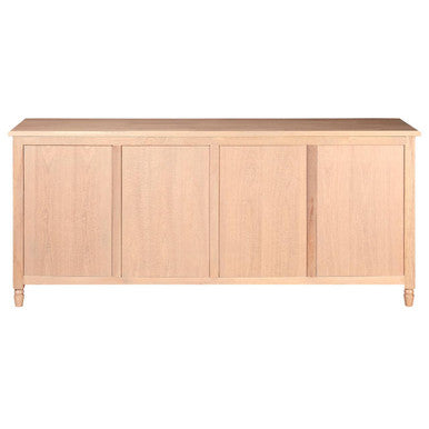 Lyon Oak Wood Sideboard in Washed Grey Finish - Image 7