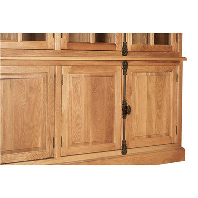 Lyon Natural Oak Wood Large Cabinet - Image 7