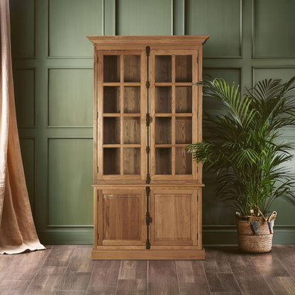 Lyon Natural Oak Wood Tall Cabinet