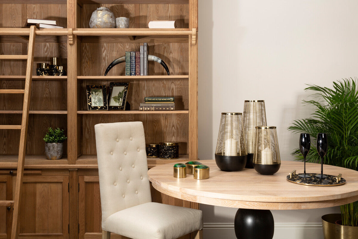 Lyon 2 Section Bookcase With Ladder - Image 3