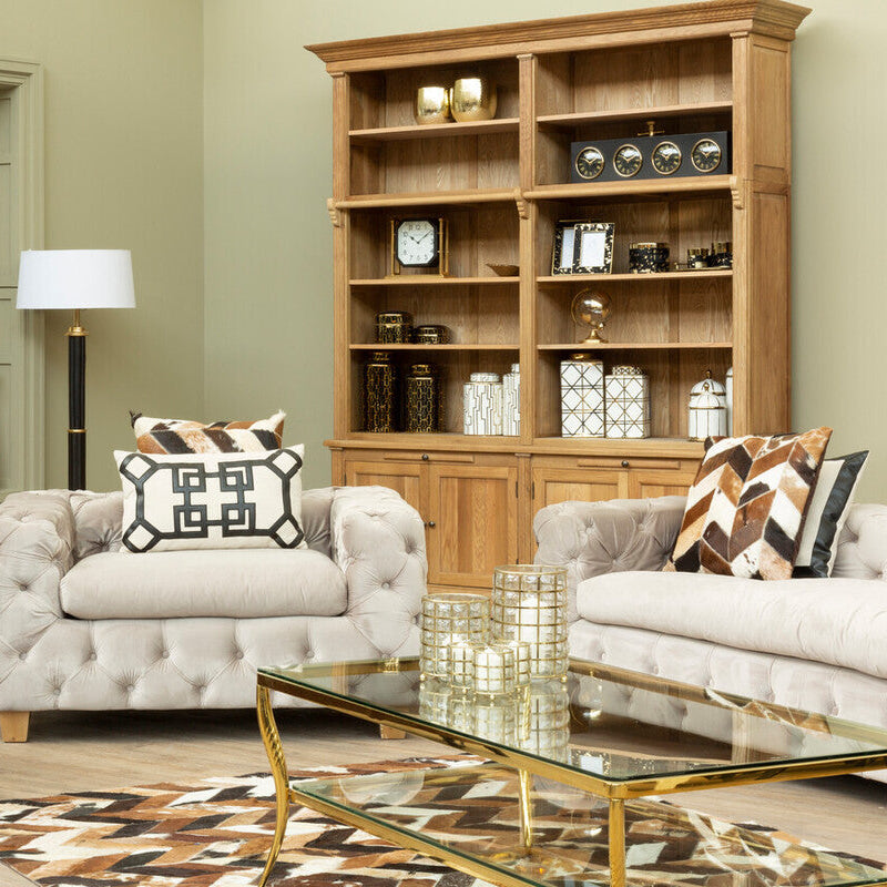 Lyon 2 Section Bookcase With Ladder - Image 2