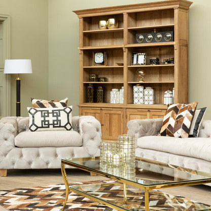 Lyon 2 Section Bookcase With Ladder - Image 2