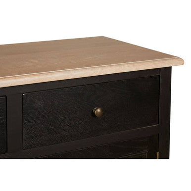 Lyon Black Oak Wood Sideboard - Image 5