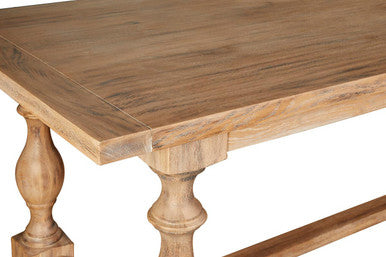 Lyon Whitewash Dining Table