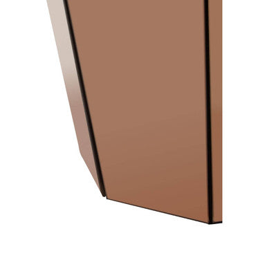 Kensington Townhouse Rose Gold Finish Side Table.