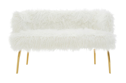 Clarence Natural Fur Effect Sofa