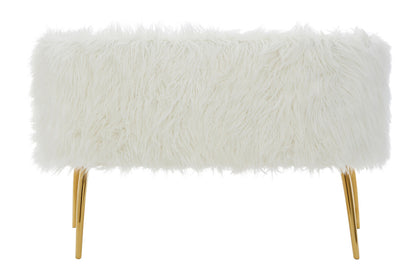 Clarence Natural Fur Effect Sofa