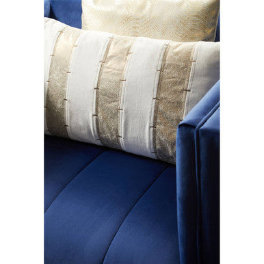 Otylia Deep Blue Velvet Armchair