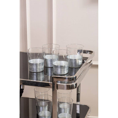 Alvaro Chrome Drinks Trolley