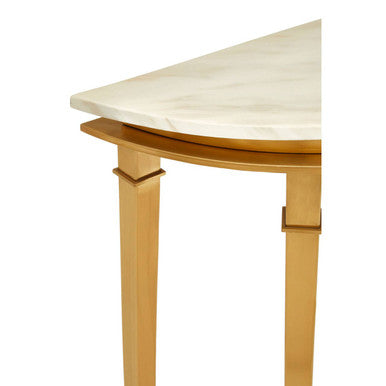Alvaro Half Moon Console Table