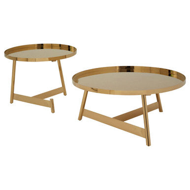 Alvaro Set Of 2 Round Coffee Tables