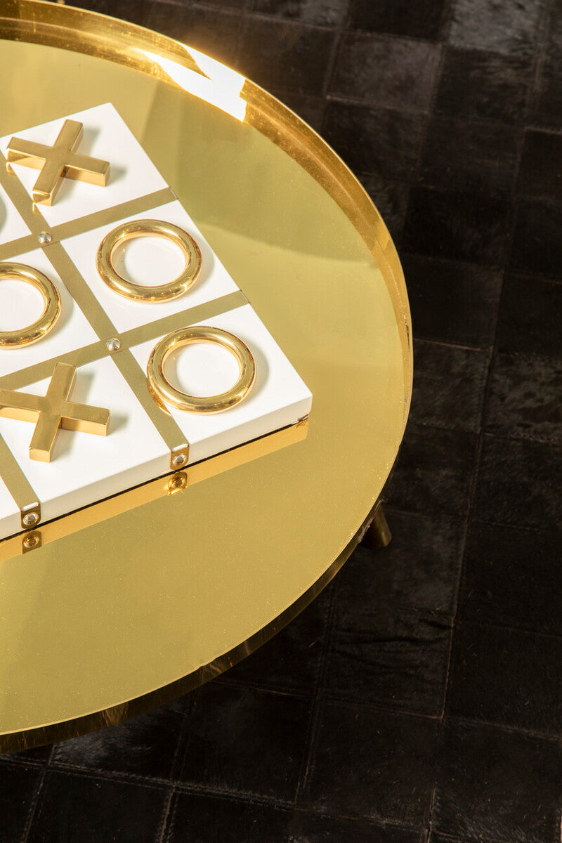 Alvaro Gold Set Of 2 Round Coffee Tables - Image 9