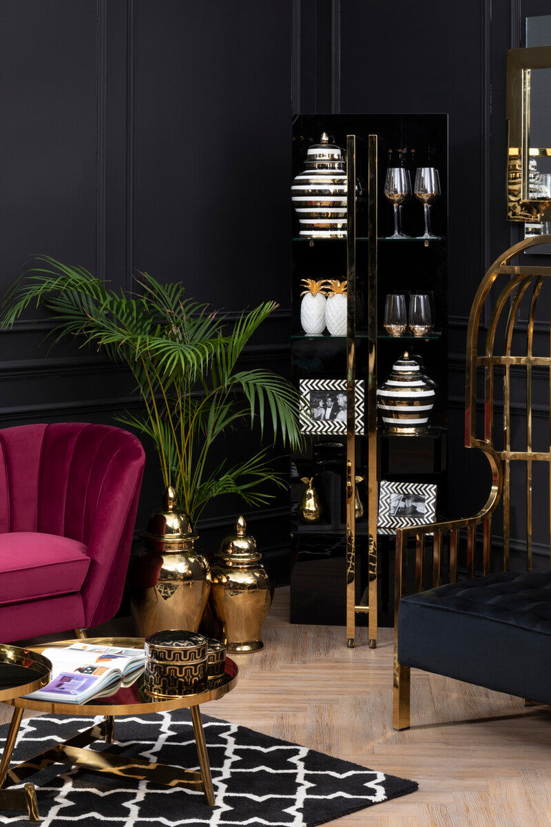 Alvaro Gold Set Of 2 Round Coffee Tables - Image 6