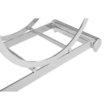 Novara Black Glass Top Console Table