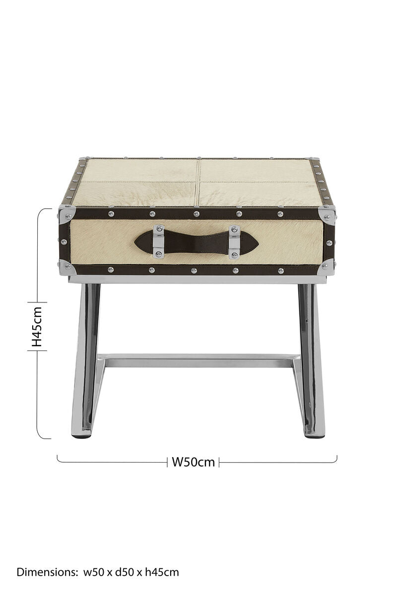 Kensington Townhouse Leather End Table - Image 8