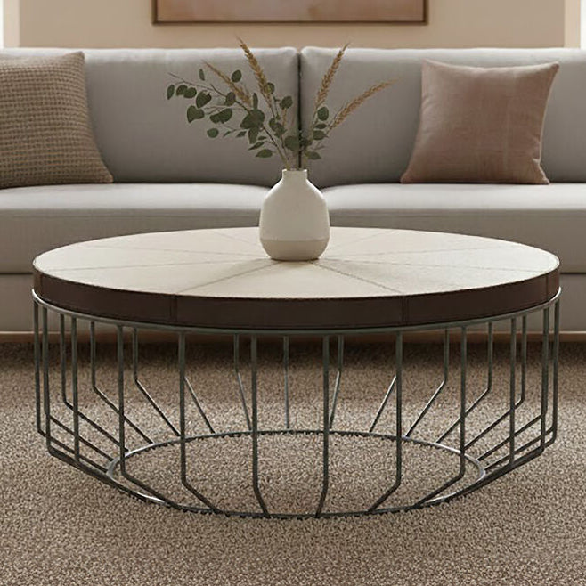 Kensington Townhouse Leather Coffee Table