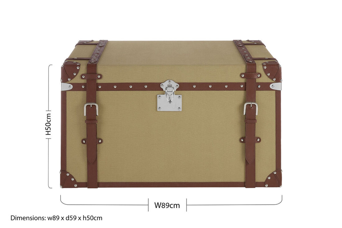 Columbus Large Canvas Storage Trunk