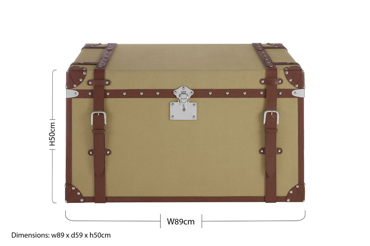 Columbus Large Canvas Storage Trunk