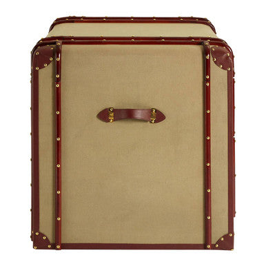 Columbus Leather Trim Canvas Desk - Image 3