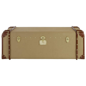 Columbus Canvas Trunk Design Coffee Table