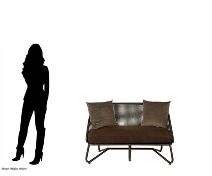 New Foundry 2 Seat Sofa With Curved Legs