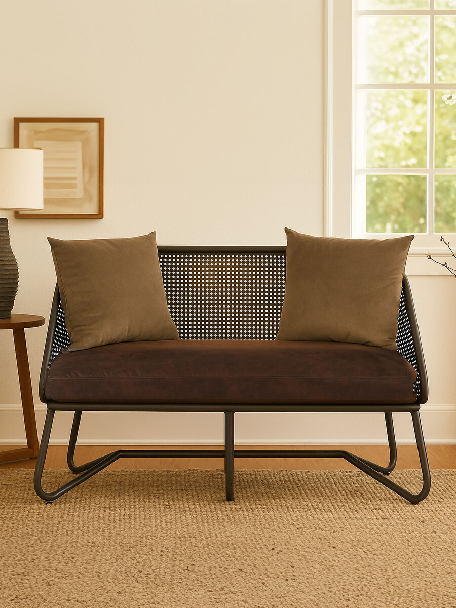 New Foundry 2 Seat Sofa With Curved Legs