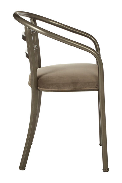 New Foundry Armchair With Curved Backrest