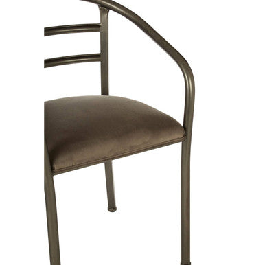 New Foundry Armchair With Curved Backrest