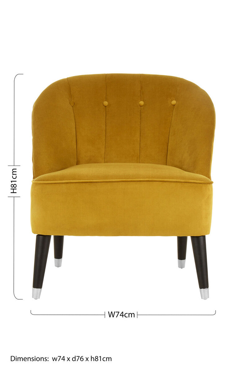 Doucet Dijon Velvet Chair - Image 8