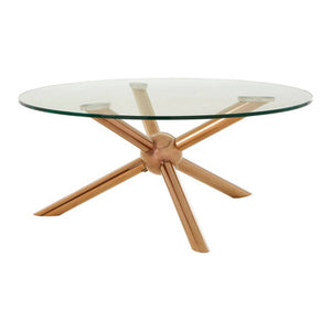 Novo Round Rose Gold Coffee Table