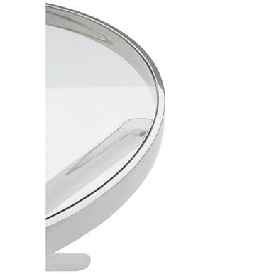 Novo Round Silver Side Table