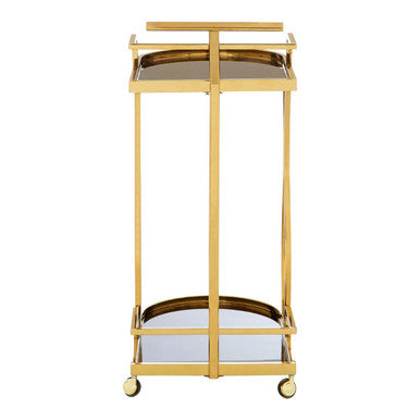 Novo 2 Tier Gold And Wavy Design Trolley - Image 5