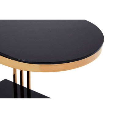 Novo Rose Gold U Shaped Side Table - Image 6