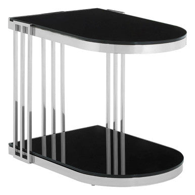 Novo Silver U Shaped Side Table