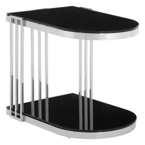 Novo Silver U Shaped Side Table