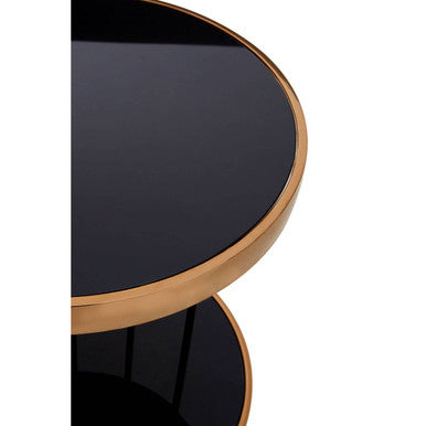 Novo Rose Gold Cage Design Side Table - Image 5