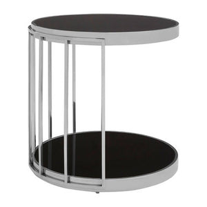 Novo Silver Cage Design Side Table