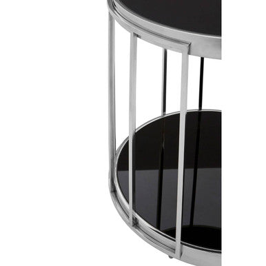 Novo Silver Cage Design Side Table - Image 4