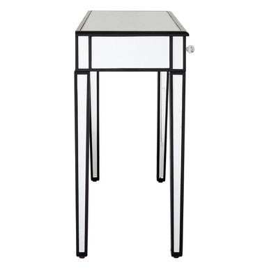 Graciela 3 Drawer Console Table With Mirrored Frame