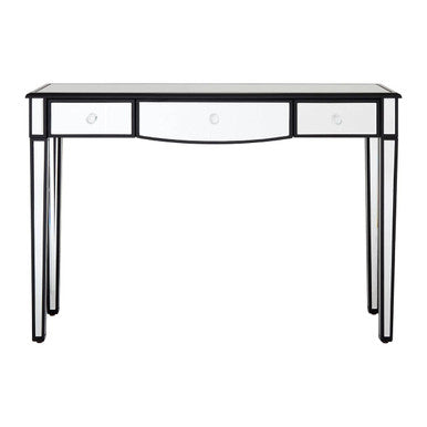 Graciela 3 Drawer Console Table With Mirrored Frame