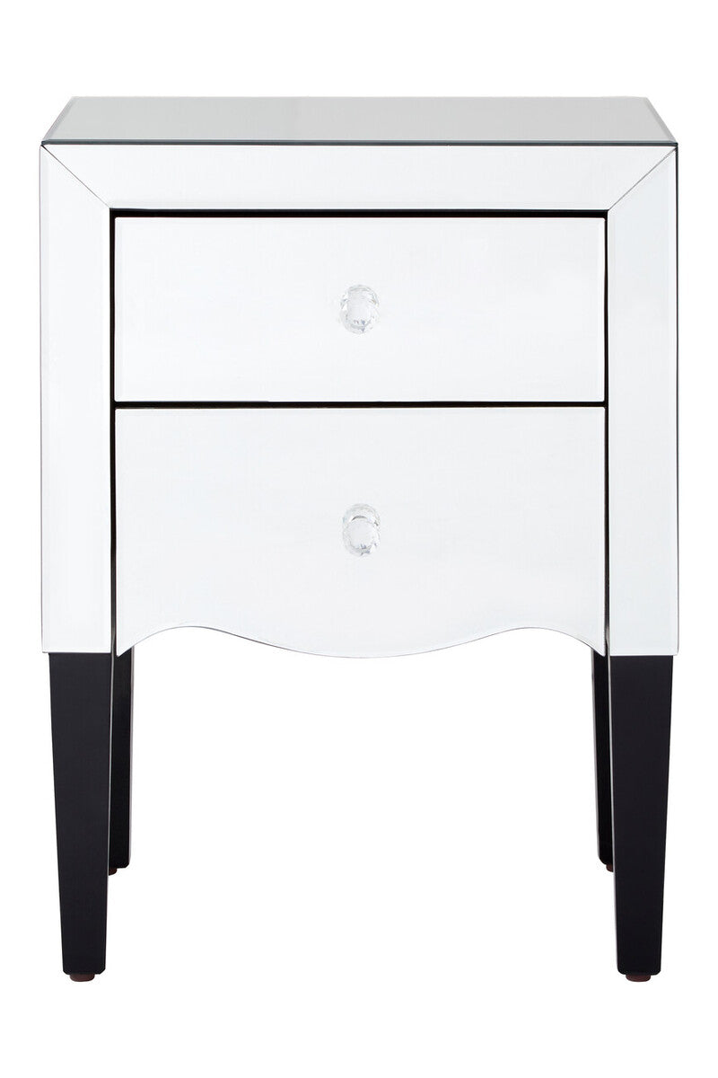 Graciela 2 Drawer Bedside Table