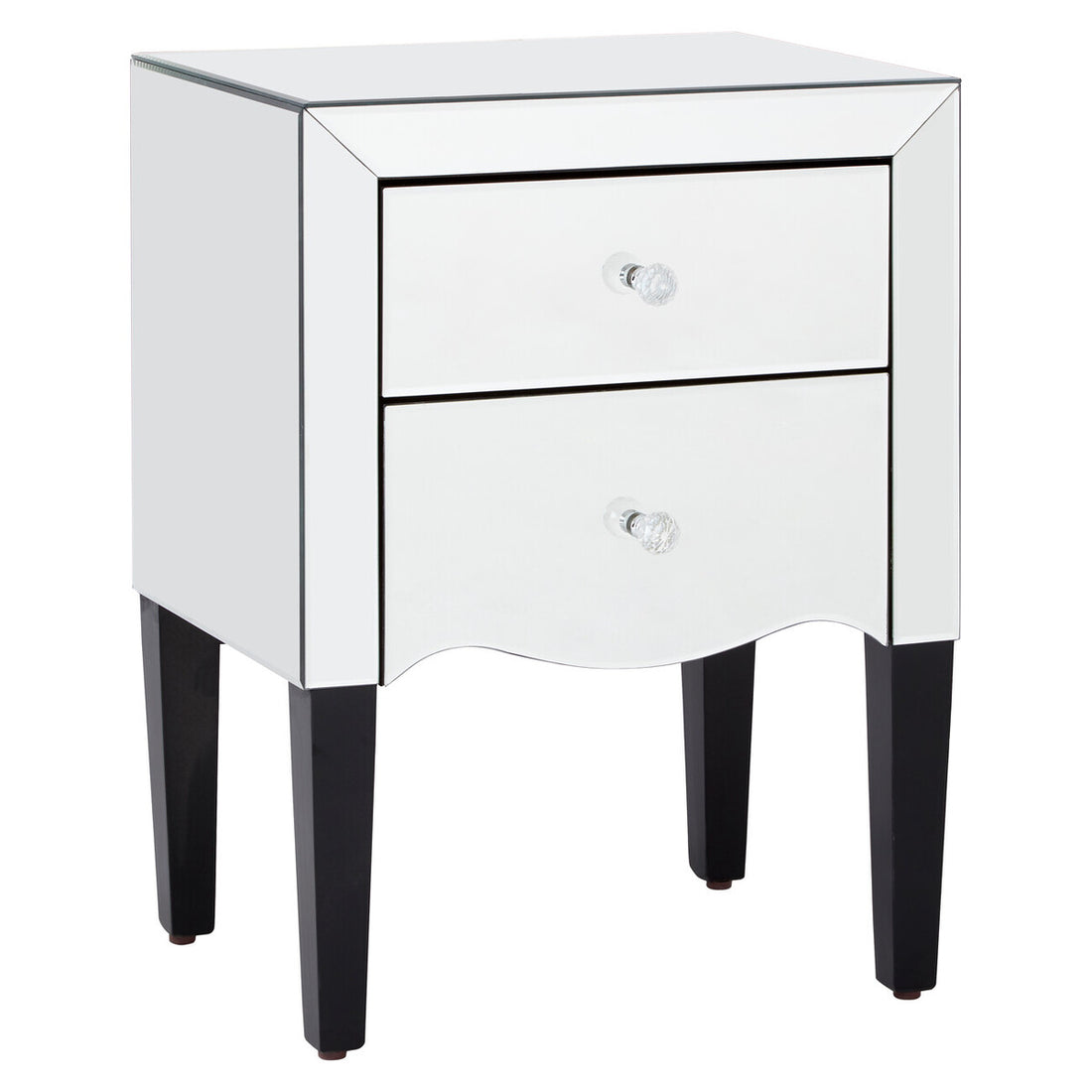 Graciela 2 Drawer Bedside Table