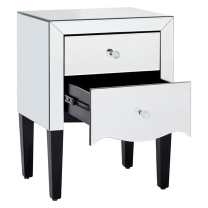 Graciela 2 Drawer Bedside Table